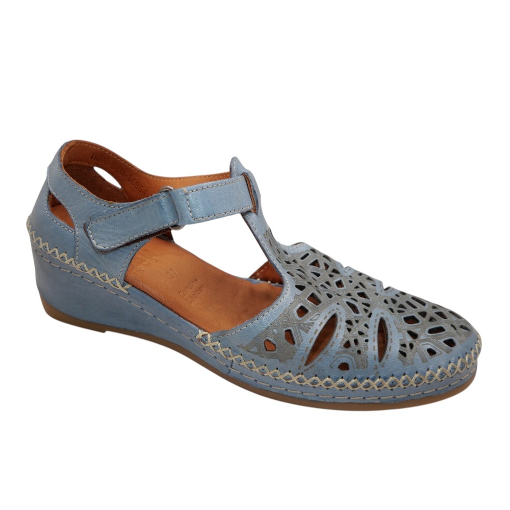 Spring Step Womens Irin T-strap Shoe Sandal Size EU 37 US 6.5-7 NEW